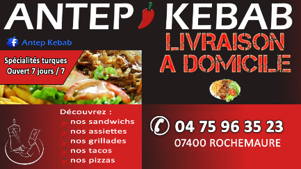 Antep Kebab Rochemaure Partenaire Rochemaure Aquarelle Biennale Stages 2018