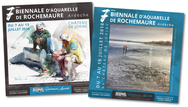 Rochemaure Aquarelle Salons et Stages Ardèche