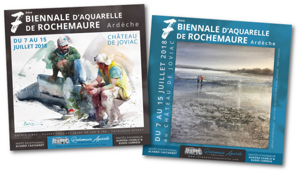 Rochemaure Aquarelle Salons et Stages Ardèche