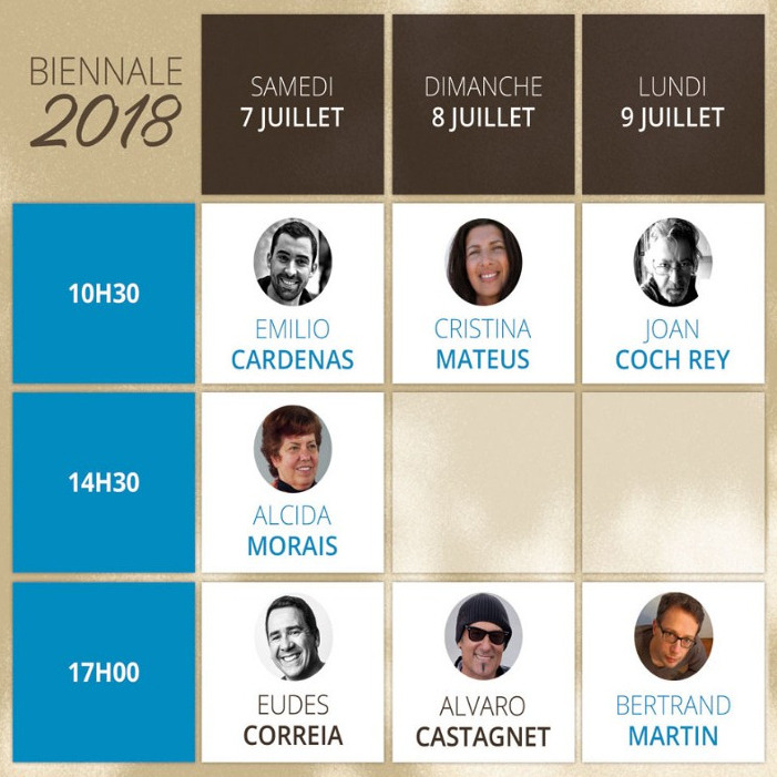Rochemaure Aquarelle Biennale 2018 Planning des Démonstrations