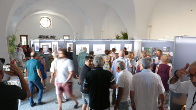 Rochemaure Aquarelle_Vernissage Biennale 2018_3 Vernissage Biennale 2018 Rochemaure Aquarelle Ardèche