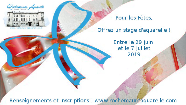 Rochemaure Aquarelle Stages 2019