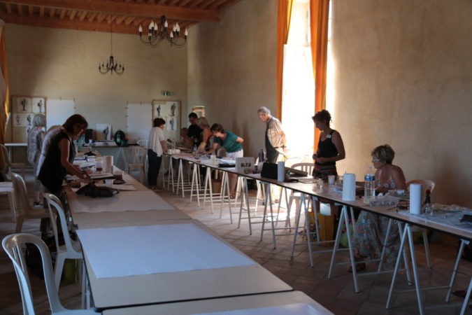 Stages Rochemaure Aquarelle Ardèche