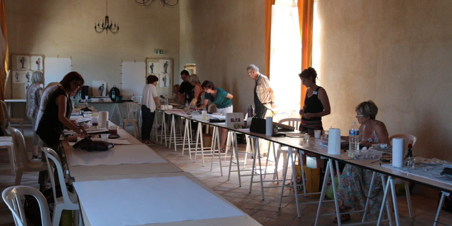 Stages Rochemaure Aquarelle Ardèche