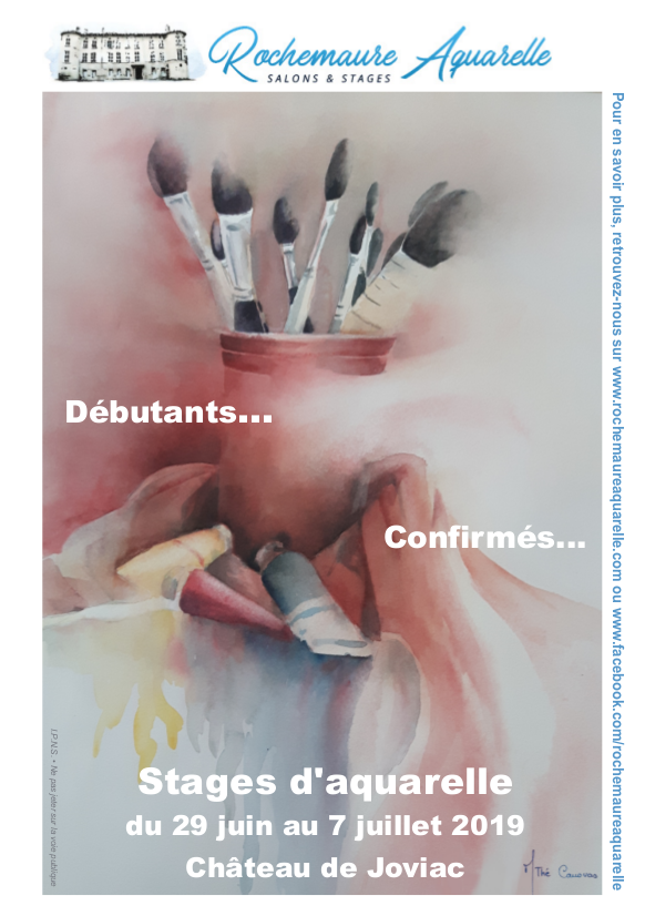Rochemaure Aquarelle Stages 2019