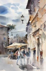 Biennale 2020 Rochemaure Aquarelle Ardèche