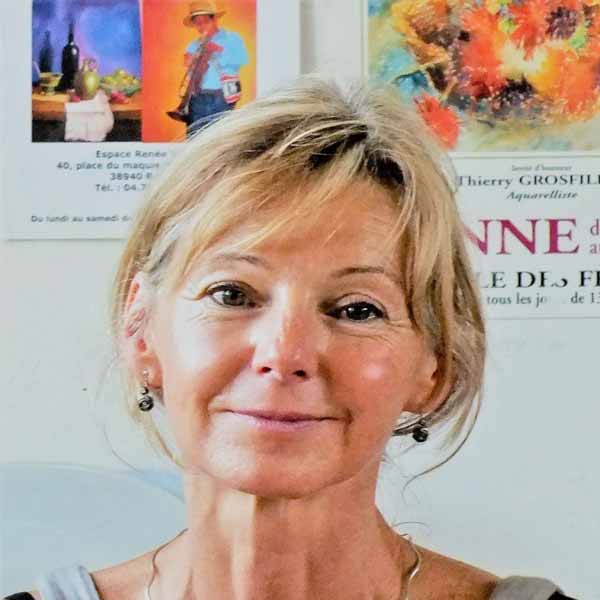 Dominique VIN-VAUTHIER Biennale 2021 Rochemaure Aquarelle