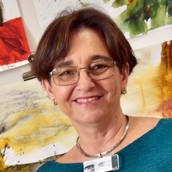 Silvia MONGE - Biennale 2022 Rochemaure Aquarelle