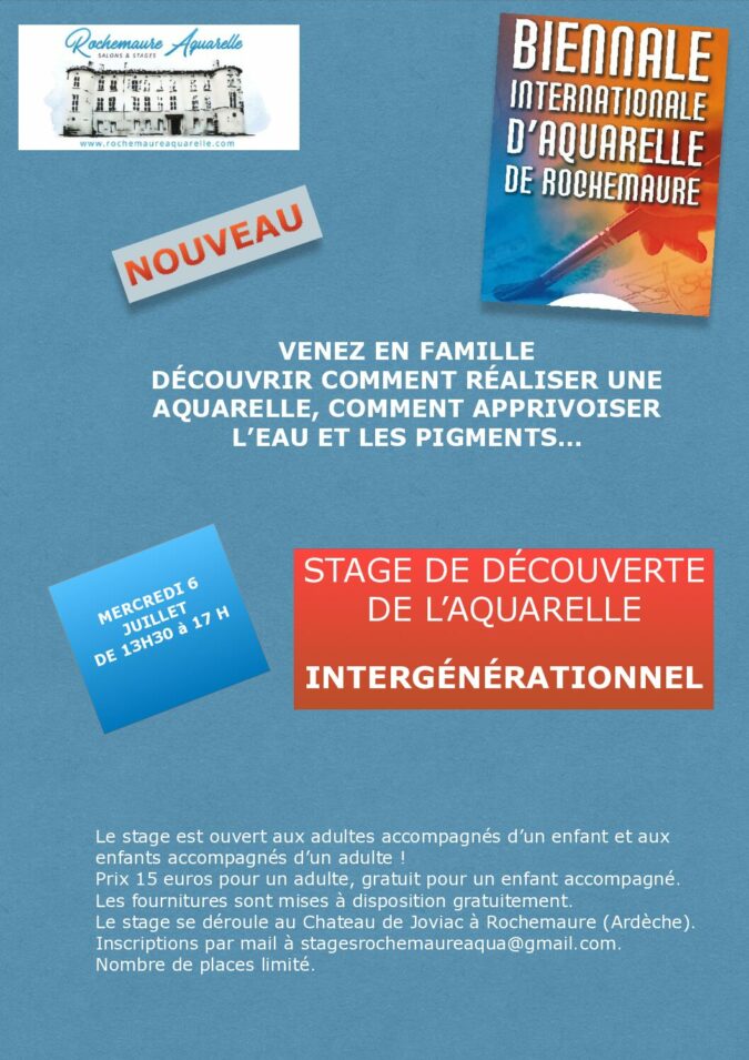 affiche stage intergern