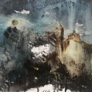 Cristina Cali painting